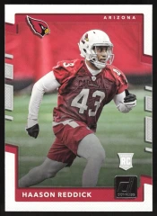 2017 Panini Donruss Football Haason Reddick RC #396 Arizona Cardinals